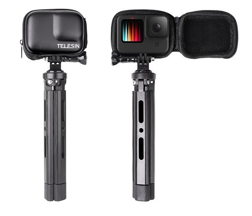 Кофр TELESIN для GoPro HERO 12/11/10/9 Black. Цвет: Черный
