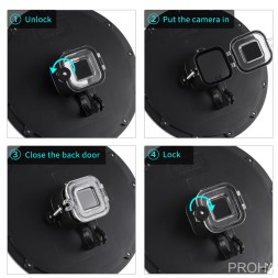 GoPro Dome Port - купол для съемок в воде 6" (15см) для GoPro Session(всех моделей)