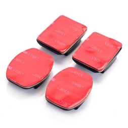 2 плоские и 2 изогнутые клеящиеся платформы для экшн-камер (Flat and Curved) | TELESIN