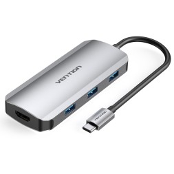 Thunderbolt/Type-C док-станция. 1*HDMI, 3*USB 3.0 +PD(до 100Вт) TODHB | VENTION