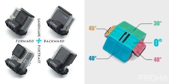 Подставка SLOPES для GoPro 3/3+/4/5/6/7