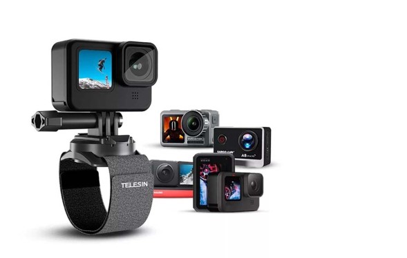 Вращающееся на 360° крепление на запястье для экшн-камер | TELESIN