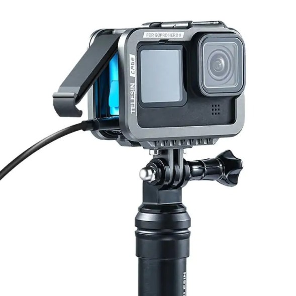 Алюминиевая (высокопрочная) рамка для GoPro HERO 12/11/10/9 | TELESIN