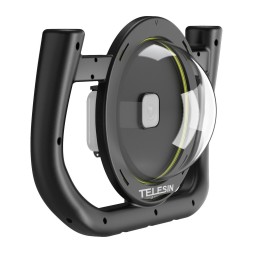 Dome Port TELESIN для GoPro HERO 9/10/11/12 Black - купол для съемок в воде 6" (15,24 см)