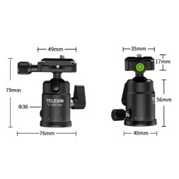 Тройная присоска повышенной надежности, для профессиональной камеры | TELESIN