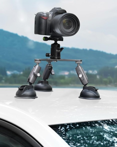 Тройная присоска повышенной надежности, для профессиональной камеры | TELESIN