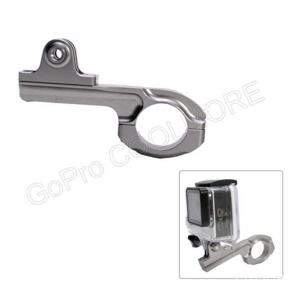 Алюминиевое, выносное крепление на руль для экшн - камер.