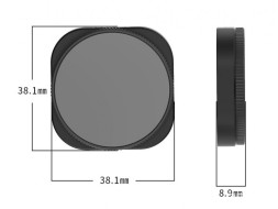 Нейтральные фильтры с эффектом поляризации ND/PL8,16,32 для GoPro HERO 12/11/10/9 | TELESIN