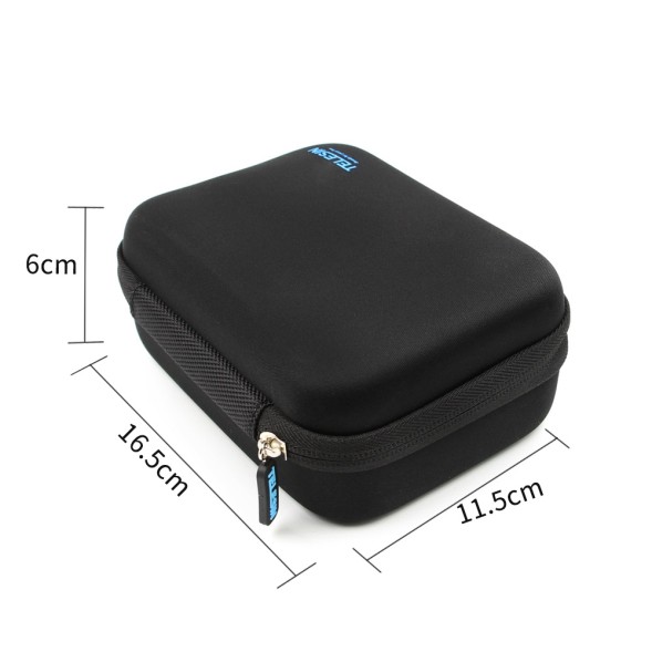 Малая сумка для экшн-камер TELESIN-205 Черная/Синяя