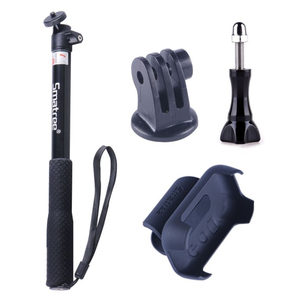 Smatree® SmaPole Q2 компактный аллюминиевый монопод 25-95см. С держателем для пульта