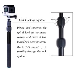 Smatree® SmaPole S3 монопод-поплавок для GoPro/SJ4000