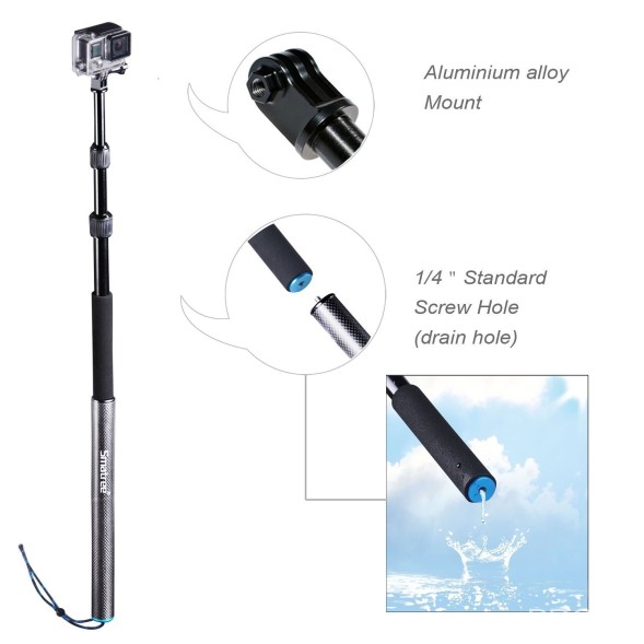 Smatree® SmaPole S3 монопод-поплавок для GoPro/SJ4000