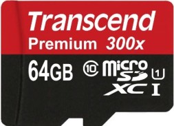 Transcend TS64GUSDU1,  microSDHC 64GB Class 10 UHS-I (Premium) SD adapter