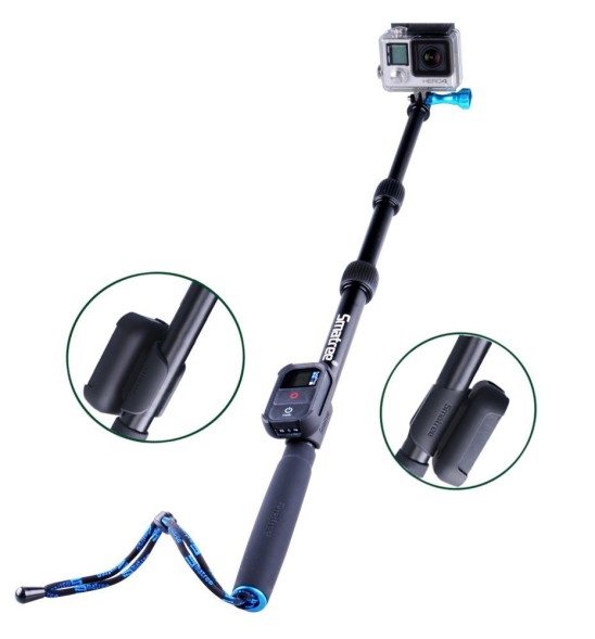 Smatree® SmaPole S2 Аллюминиевый монопод 40-102см для экшн - камер