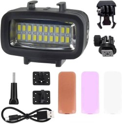 Подводный фонарь для GoPro и других экшн - камер | TELESIN