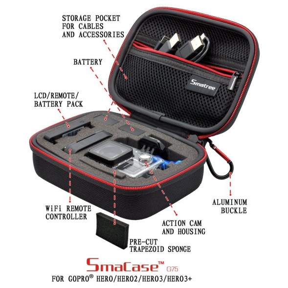 Smatree® SmaCase G75 для экшн - камер