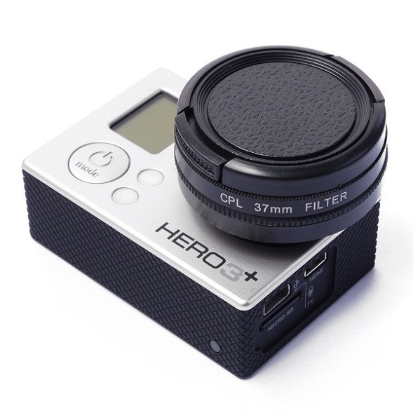 37 мм CPL цвето-корректирующий фильтр для GoPro 3+/4