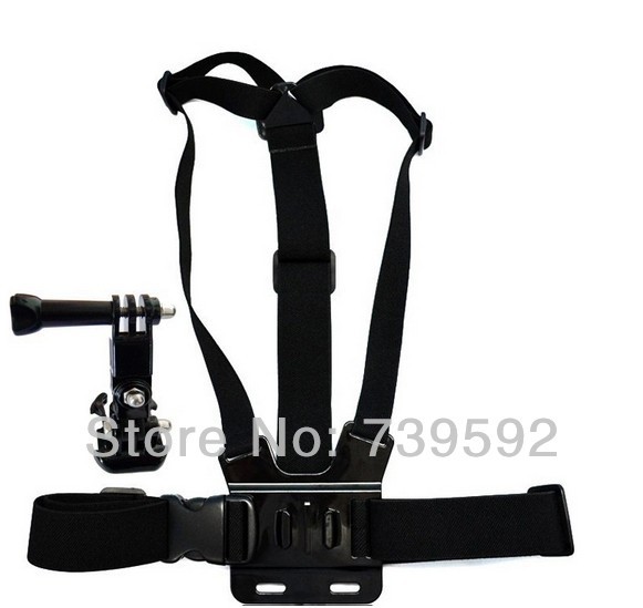 Крепление на грудь в комплекте с креплением и сумочкой для экшн - камер