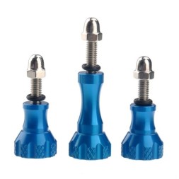 Комплект алюминиевых болтов, синего цвета, для экшн-камер.