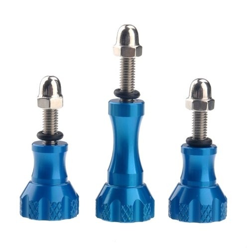 Комплект алюминиевых болтов, синего цвета, для экшн-камер.