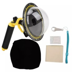 Dome Port TELESIN для GoPro HERO 8 Black - купол для съемок в воде 6" (15,24 см)